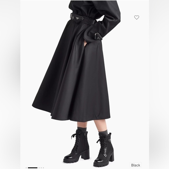 New Prada Re-Nylon and Leather Booties in Black Nero 39 - Picture 4 of 13